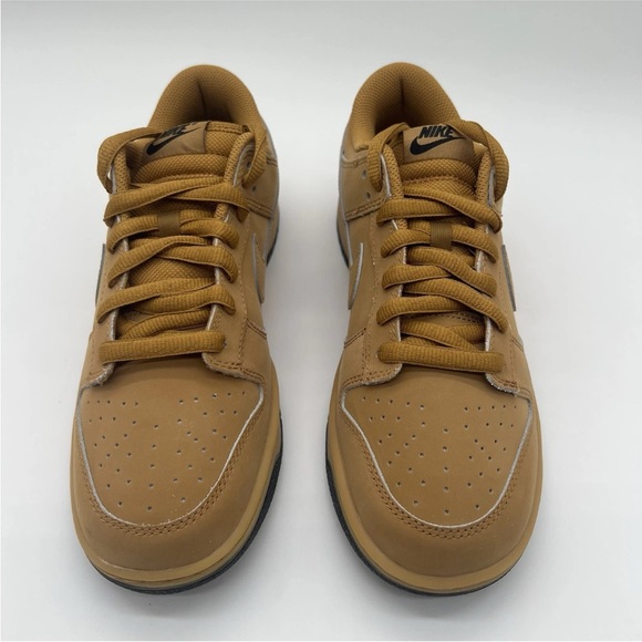 Nike Dunk Low Retro Wheat Flax Black Mens Size 11.5 Athletic Shoes HQ1932 700 - Picture 3 of 4